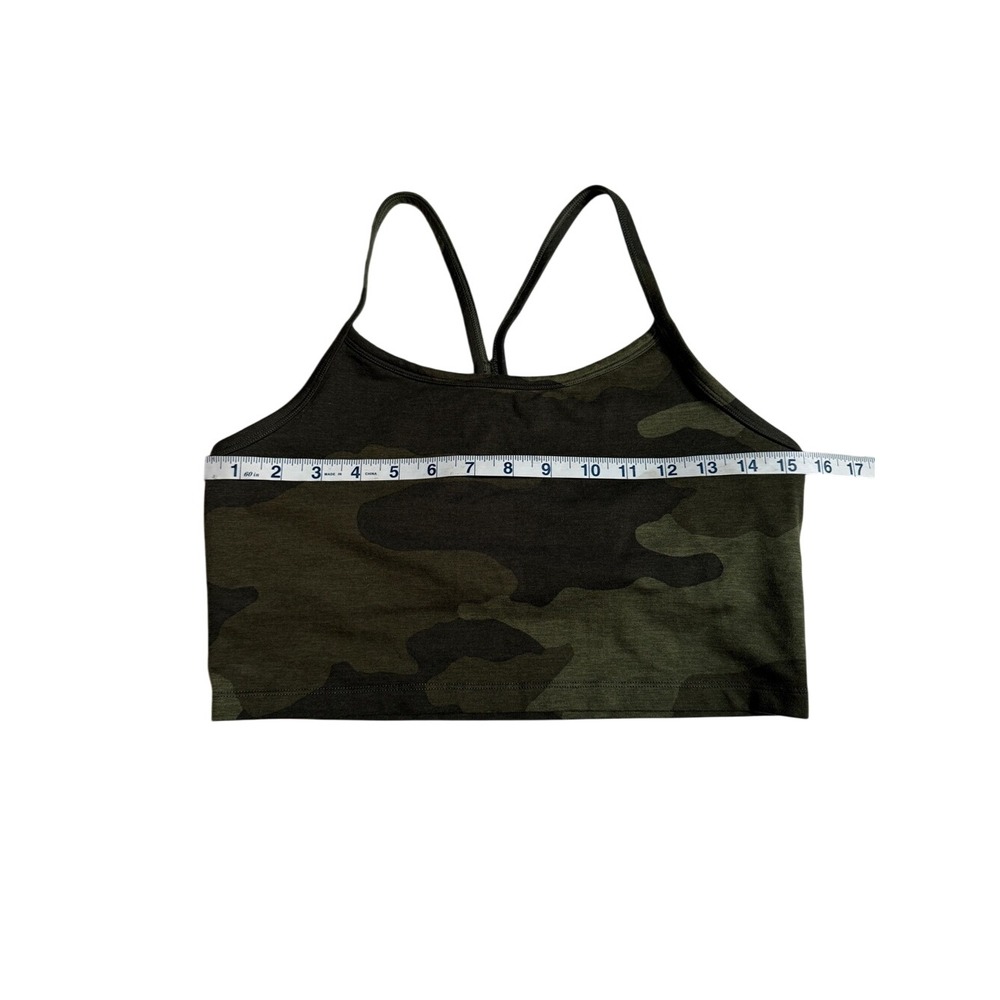 OFFLINE by Aerie Green Camo The Hugger Sports Bra Crop Tank L Sporty Spice - Picture 5 of 11